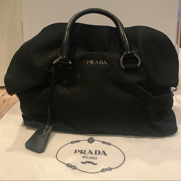 prada bauletto tessuto